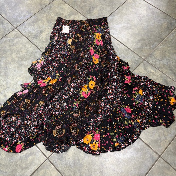 NWTfree people forever flirt Maxi skirt Sz 12 Boho Cottagecore Grunge Whimsigoth - Picture 11 of 12